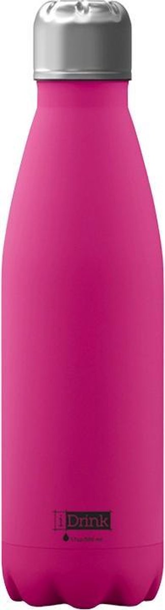 I-drink Drinkfles 650 Ml Rvs Roze