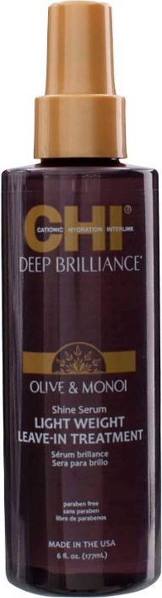 CHI Deep Brilliance Olive & Monoi Shine Serum Light Weight