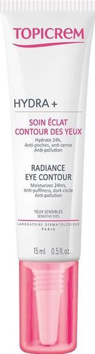 Topicrem Creme Topicrem Face Care Hydra+ Creme Radiance Eye Contour Gevoelige Huid 15 Ml