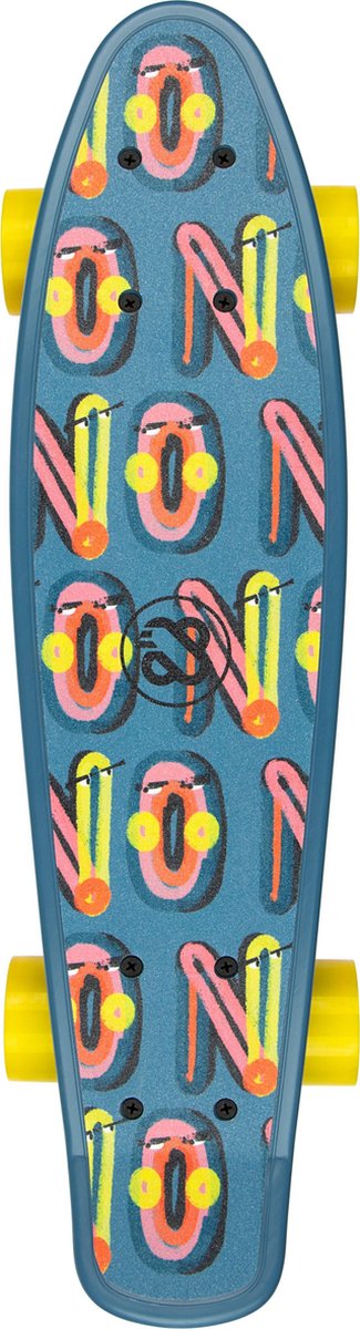 Nijdam FlipGrip Skateboard - Gamester - Blauw/Geel