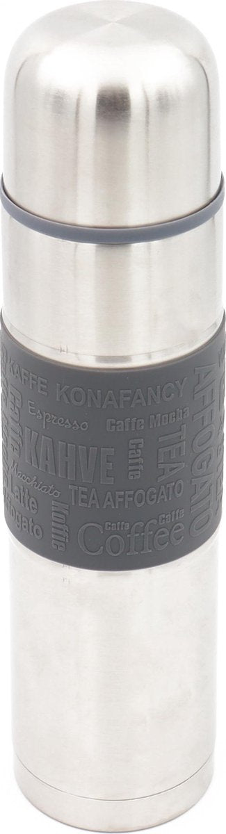 YILTEX – Isoleerfles / Thermoskan / Thermosfles / Thermoskan 0.75 liter / Thermoskan 0.75 liter – RVS – 0.75l – Grijs