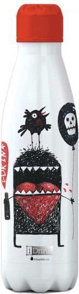 I-Drink Thermosfles Monster 500 Ml Rvs /Zwart