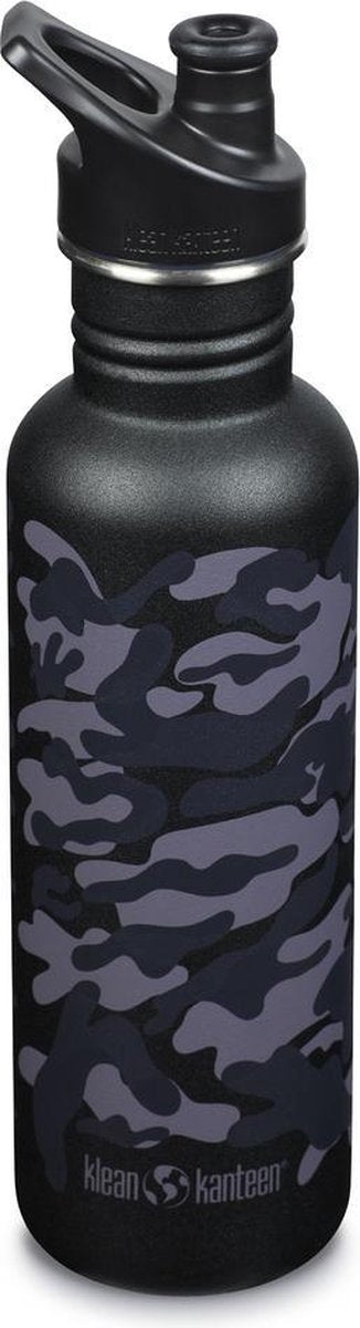 Klean Kanteen Classic Sport  sport- Black Camo- 800 ml