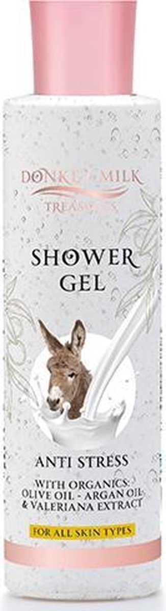 Pharmaid Donkey Milk Treasures natuurlijk verzorgende Douchegel met Argan en Valeriaan 250ml