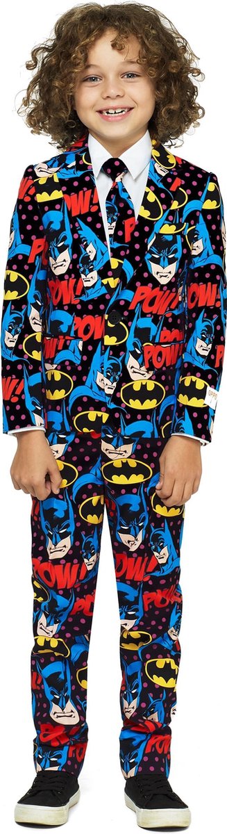 Opposuits Verkleedpak Dark Knight Jongens Polyester Maat 110-116