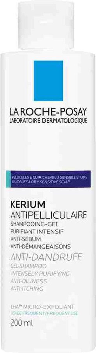 La Roche-Posay Kerium Gel-Shampoo Tegen Vette Schilfers