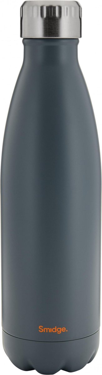 Smidge Thermosfles On The Go 450 Ml Rvs Grijs/zilver