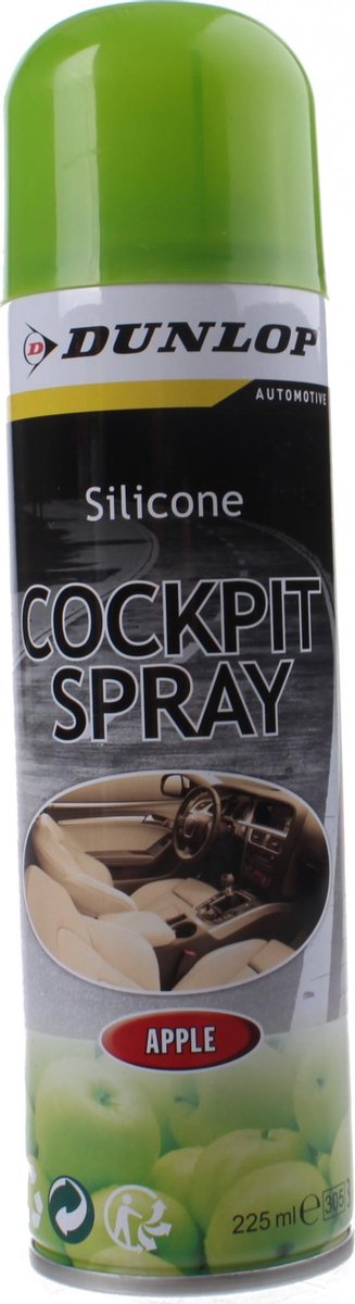 Dunlop Cockpitspray Groen 225 Ml Appel
