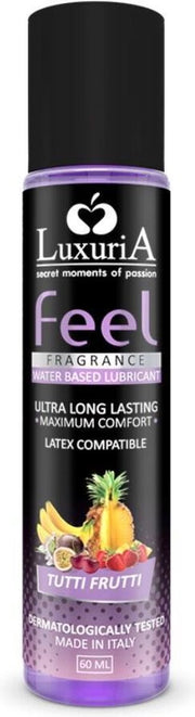 LUXURIA FEEL TUTTI FRUTI WATER BASED LUBRICANT 60 ML