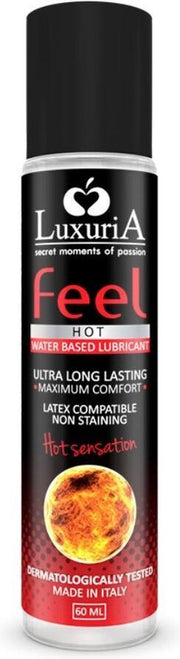 LUXURIA FEEL HOT SENSATION WATER BASED LUBRICANT 60 ML