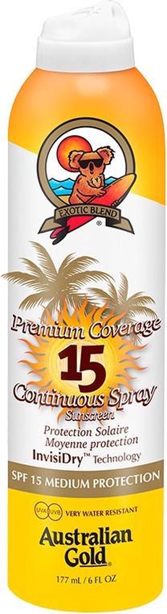 Zon Protector Spray Premium Coverage Australian Gold SPF 15 (177 ml)