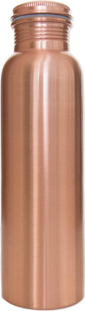 Koperen Waterfles Mat - 1000 ml