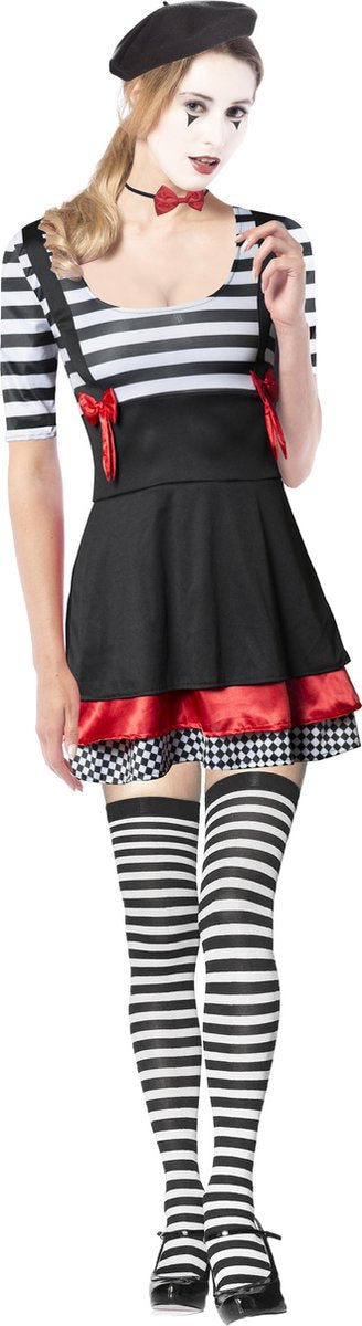Kostuum - Jurk - Mime - M