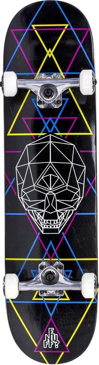 ENUFF GEO SKULL SKATEBOARD