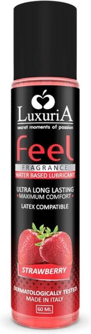 LUXURIA FEEL STRAWBERRY WATER BASED LUBRICANT 60 ML