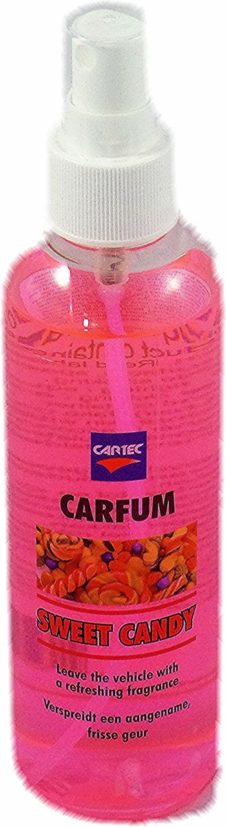 Cartec Carfum 200ml - Auto Geurtje - Sweet Candy - Auto Luchtverfrisser - Auto Geurverfrisser