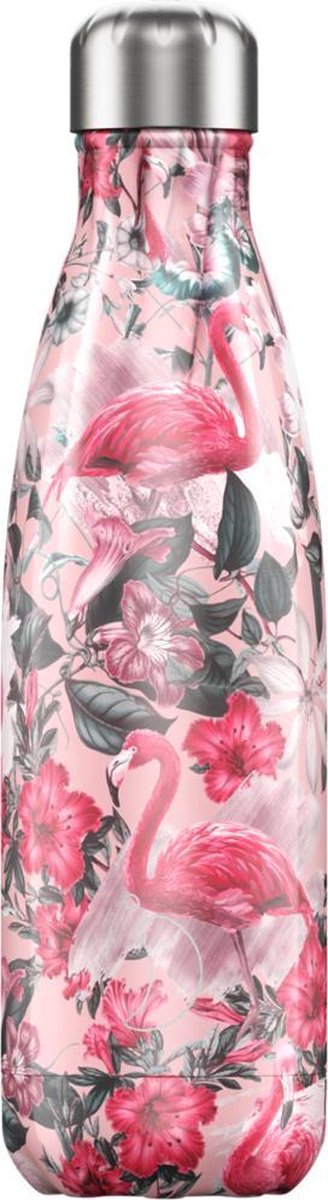 Chilly's 500 ml fles Flamingo Chilly's 500 ml fles Flamingo
