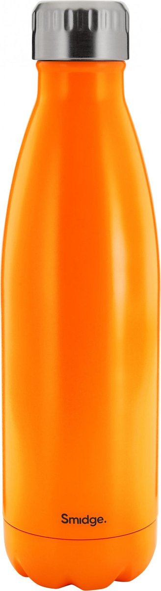 Smidge Thermosfles On The Go 450 Ml Rvs Oranje/zilver