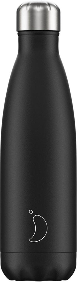 Chilly's Bottles Drink- & Thermosfles Monochroom - 500 ml - Zwart