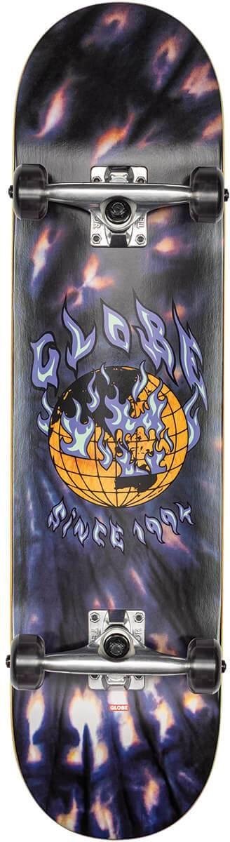 Globe G1 Ablaze 8.0 compleet skateboard black dye