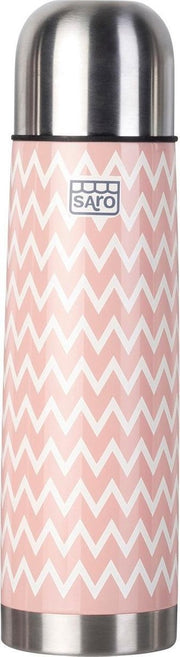 Saro Thermosfles Rvs 500 Ml 25 Cm Zalmroze