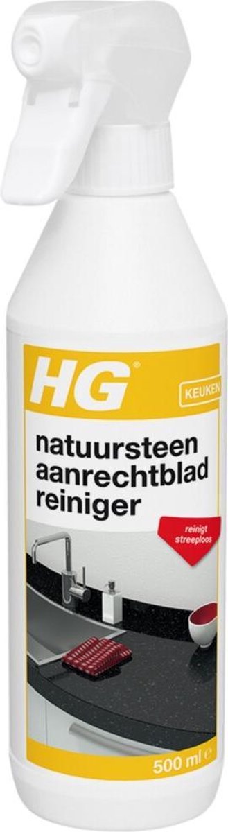 6x HG Natuurstenen Aanrechtbladreiniger 500 ml