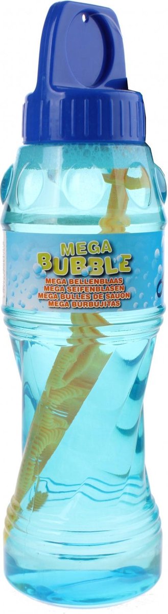 Johntoy Aqua Fun Bellenblaas Met Blaasstok 1 Liter Blauw