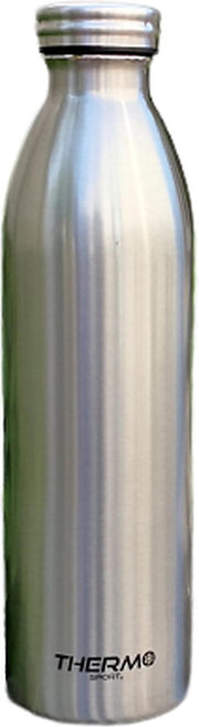 Waterfles - RVS Drinkfles - Thermo bidon - Isoleerfles 750 ml RVS Zilver