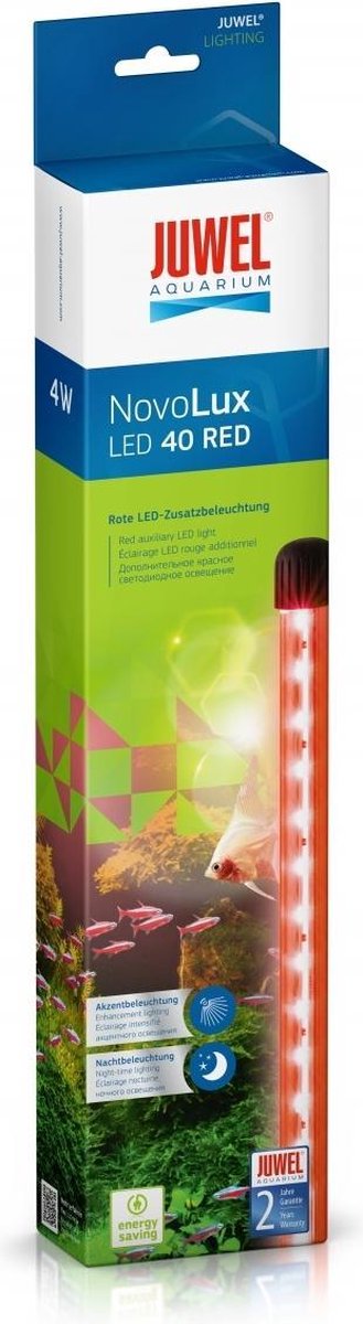 Novolux rood 40 LED lichtbalk 5 Watt