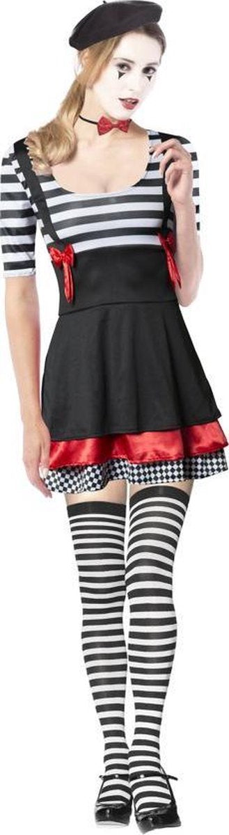 Kostuum - Jurk - Mime - S