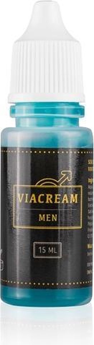 Viacream Strong Men - Drogisterij - Cremes - Transparant - Discreet verpakt en bezorgd