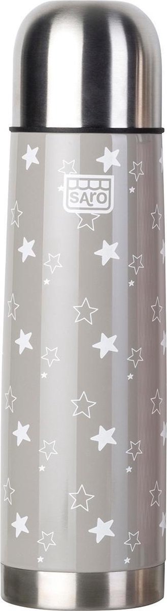 Saro Thermosfles Rvs 500 Ml 25 Cm Grijs