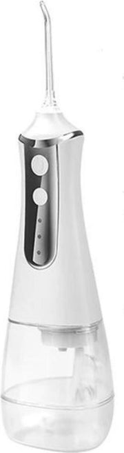 ExtraWhite Draadloze Waterflosser - Waterpik met 3 standen - Monddouche 5 opzetstukken - Wit