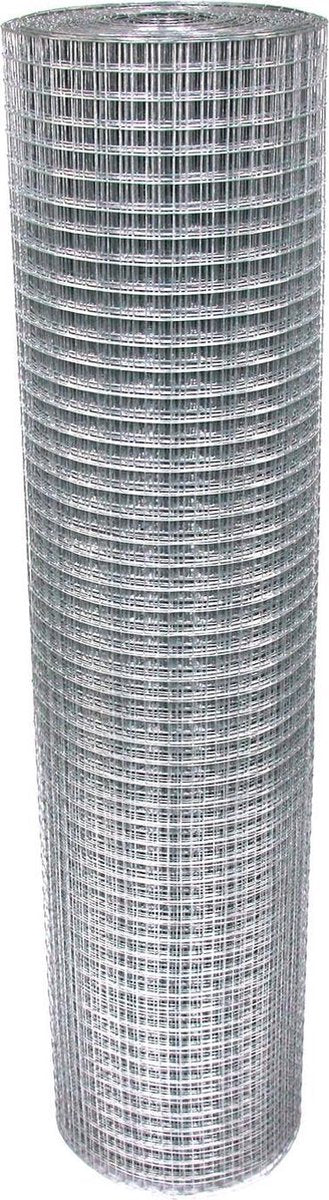 Volièregaas 19 x 19mm 1mm 100cm x 25m gegalvaniseerd