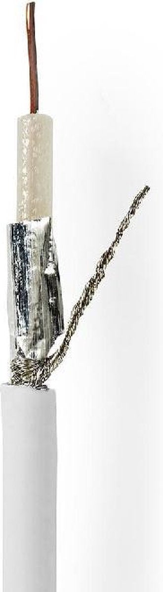 Coax kabel 100dB (dubbel afgeschermd) per meter