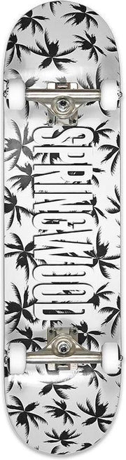 Compleet Skateboard Springwood Palms Black White 8.125