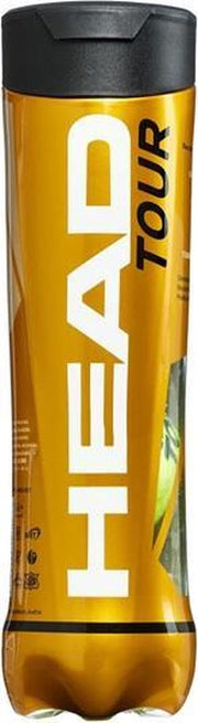 Head Tour premium - tennisballen - 4 stuks - geel