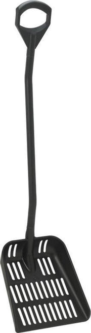 Vikan Hygiene 5604-9 uitlekschep zwart  lange steel 130cm blad 38x34cm