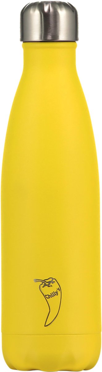 Chilly's 500 ml fles Mat Burnt Yellow 500 ml