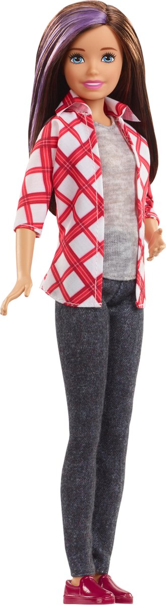 Barbie Dreamhouse Adventures Skipper in geruite blouse (30 cm) - Barbiepop