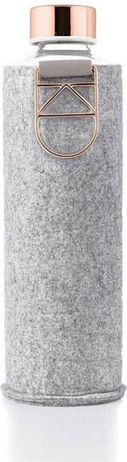 Equa waterfles Mismatch met hoes Rose Gold - 750 ml - Glas
