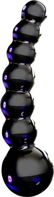 Icicles No. 66 - Black - Glass Dildos -