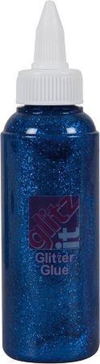 Glitterlijm (120ml) - Royal Blue