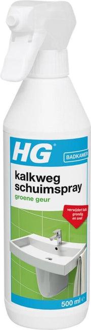 HG kalkweg schuimspray met krachtige groene geur - 500 ml.