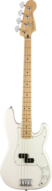 Fender Player Precision Bass MN Polar White 4-snarige basgitaar