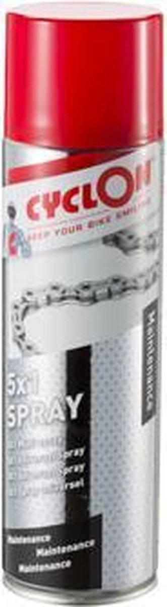 Cyclon 5X1 spray met PTFE 500ml. 20191