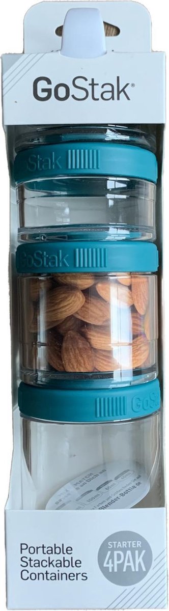 Blender Bottle GoStak - teal