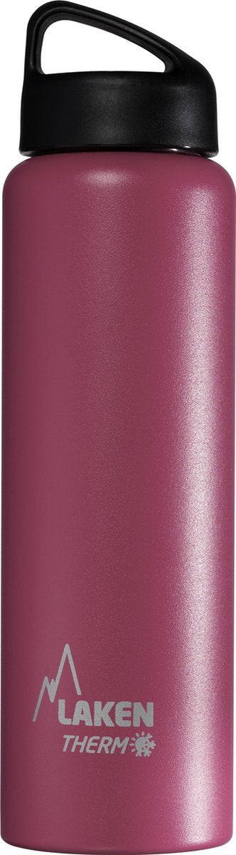 Thermofles dubbelwandig RVS 1 liter - fucsia