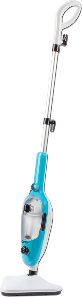 Cenocco: 8-1 Multifunctionele Stoomreiniger Blauw - 1300W - Krachtige Stoomreiniger - Stoom Mop - Steam Cleaner - 1050W - Inclusief 8 Accessoires