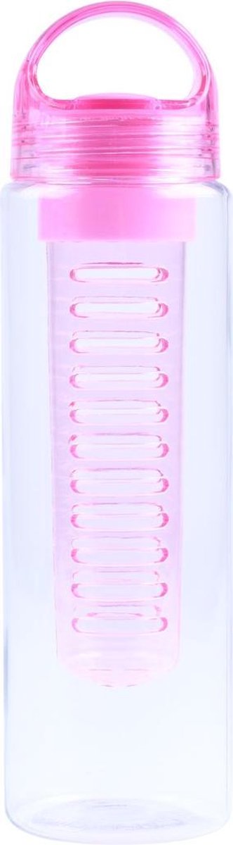 Sundaze Waterfles Met Fruitfilter Roze 700 Ml